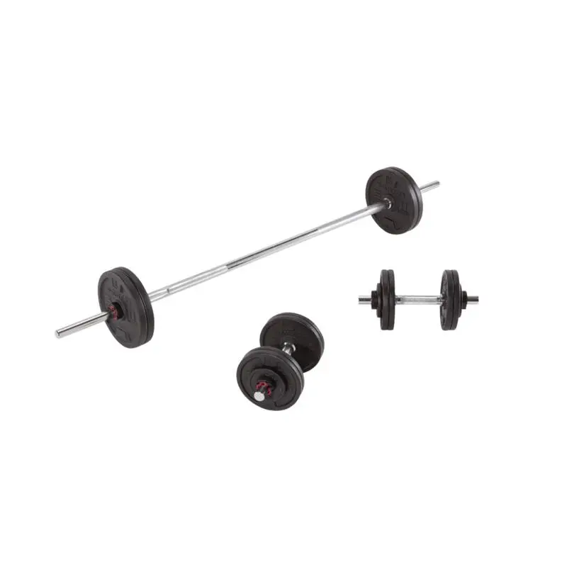Kit Mancuernas Y Barras 50 Kg Musculaci贸n Corength