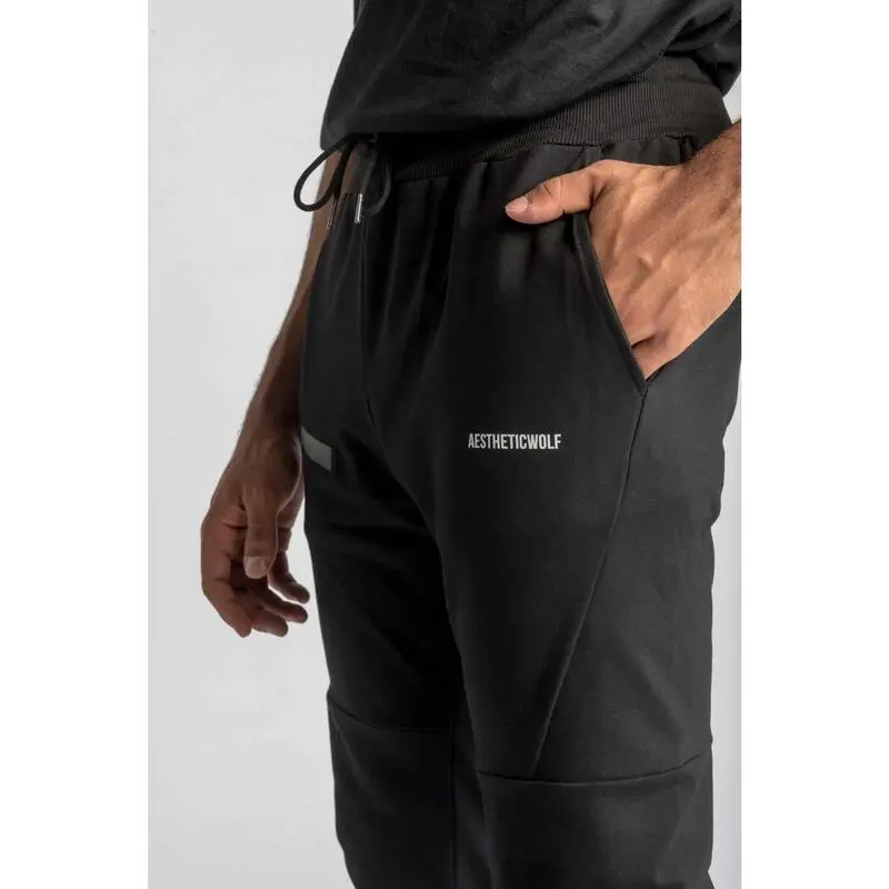 AESTHETIC WOLF Legacy Pantalones De Deporte - Fitness - Hombre - Negro - Imagen 4