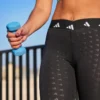 Leggings Fitness Cardio Adidas Brand Love Mujer Negro