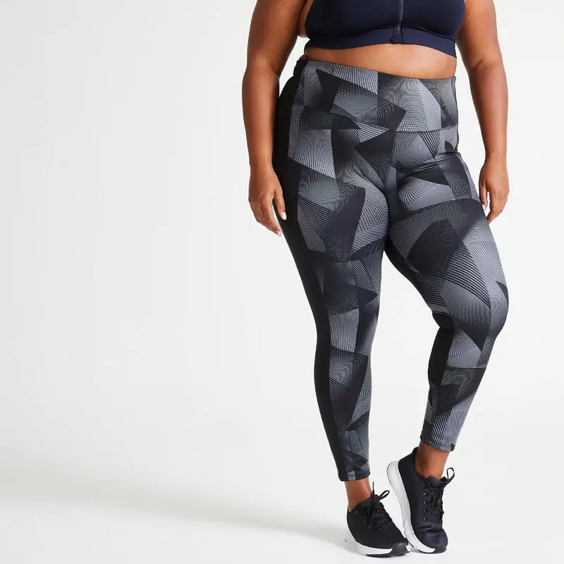 Leggings Mallas Fitness Con Bolsillos Mujer Domyos Negro - Imagen 4