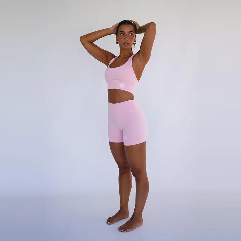 Leggings Mallas Fitness Cortos Sostenible Poliéster Mujer Fitplanet Posidonia - Imagen 2