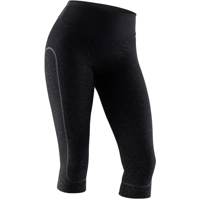 Leggings Mallas Fitness Pirata Slim Mujer Nyamba 900 Negro - Imagen 4