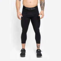 PICSIL Leggings Premium Hombre Negro
