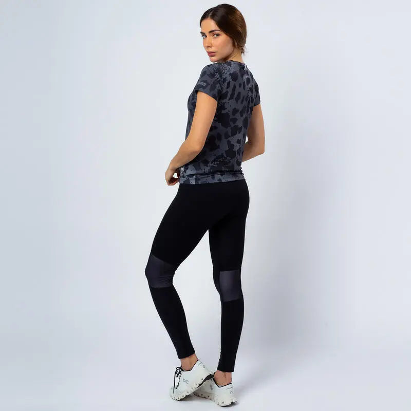 THE RUNNING REPUBLIC Leggings Running Largos De Poliéster Reciclado Para Mujer TRR Negro - Imagen 2