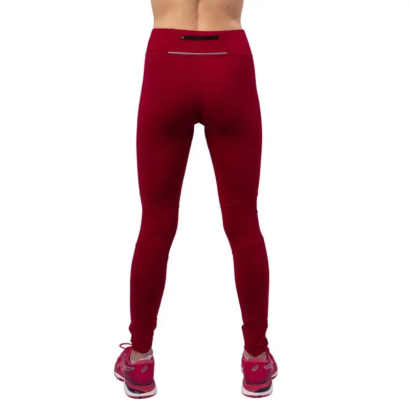 THE RUNNING REPUBLIC Leggings Running Largos De Poliéster Reciclado Para Mujer TRR Rojo - Imagen 2