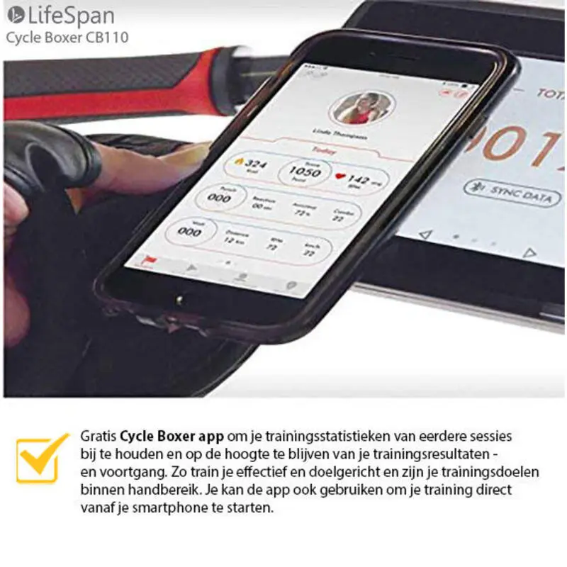 LifeSpan Fitness Bicicleta Estática Bicicleta De Boxeo CB110 - Imagen 3