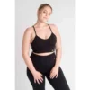 AESTHETIC WOLF LOEWI Scrunch Seamless Sujetador Deportivo Fitness - Mujer - Negro