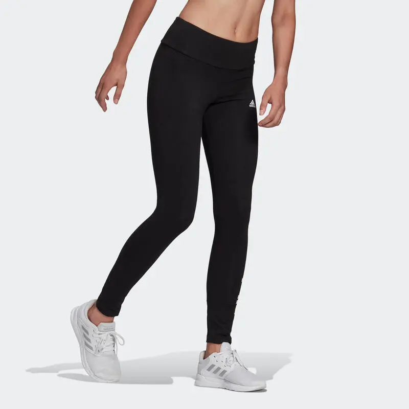 Mallas Leggings Adidas Fitness Mujer Linear Negro - Imagen 3