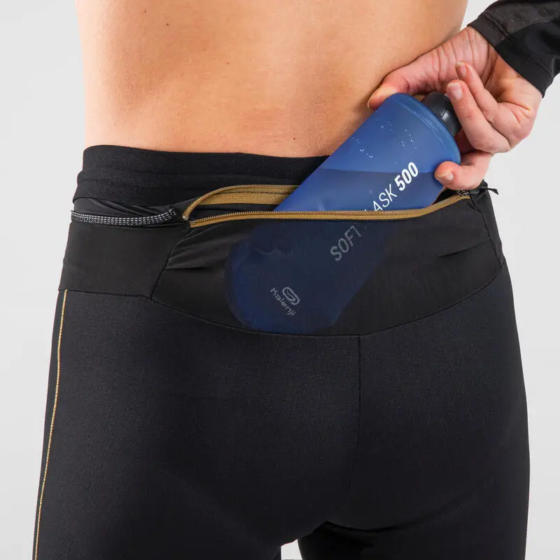 EVADICT Mallas Trail Running Mujer Emboss Negro Largas - Imagen 5