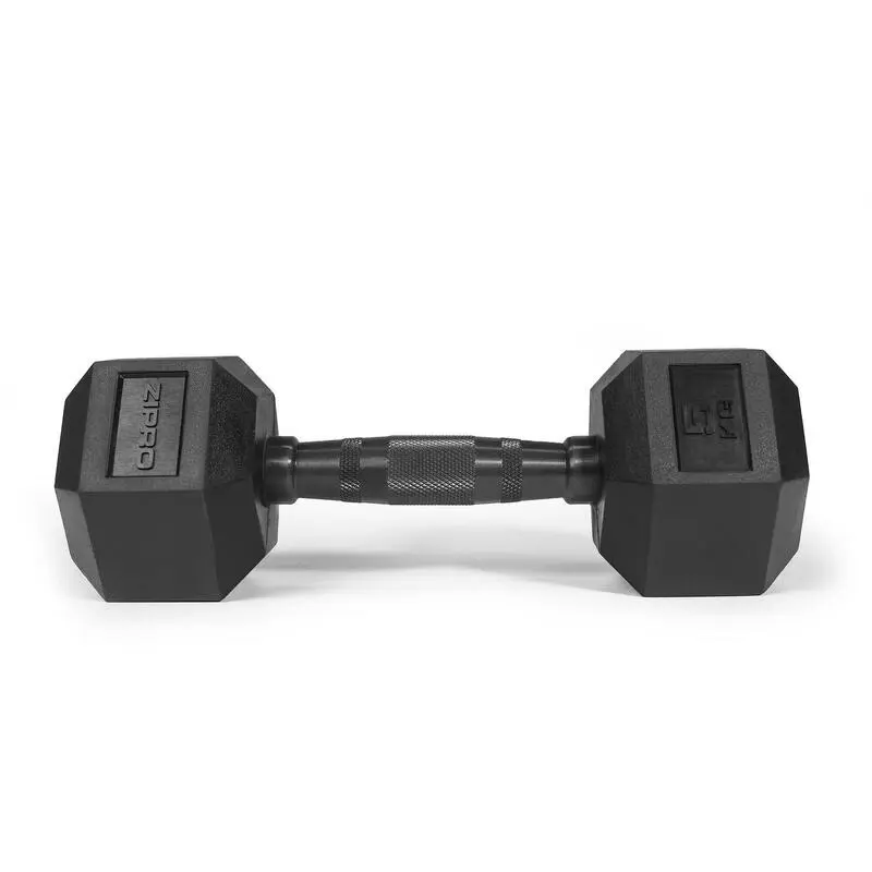 Mancuerna Para Entrenamiento De Fuerza Zipro HEX Engomada - Imagen 2
