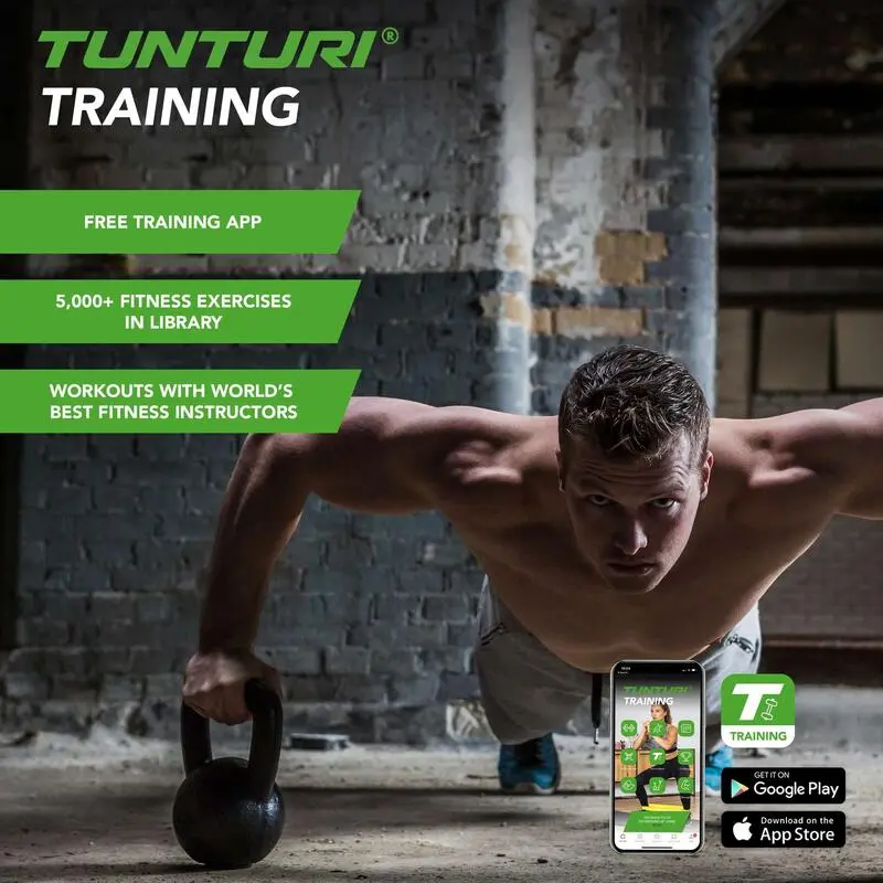 Mancuerna Tunturi - Hierro Fundido - 28 Kg - Imagen 2