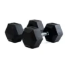 BODYTONE Mancuernas De Goma Hexagonales Profesionales 17Kg