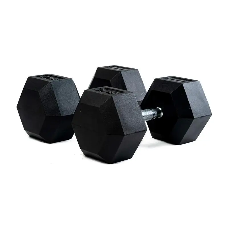 BODYTONE Mancuernas De Goma Hexagonales Profesionales 27Kg - Imagen 2