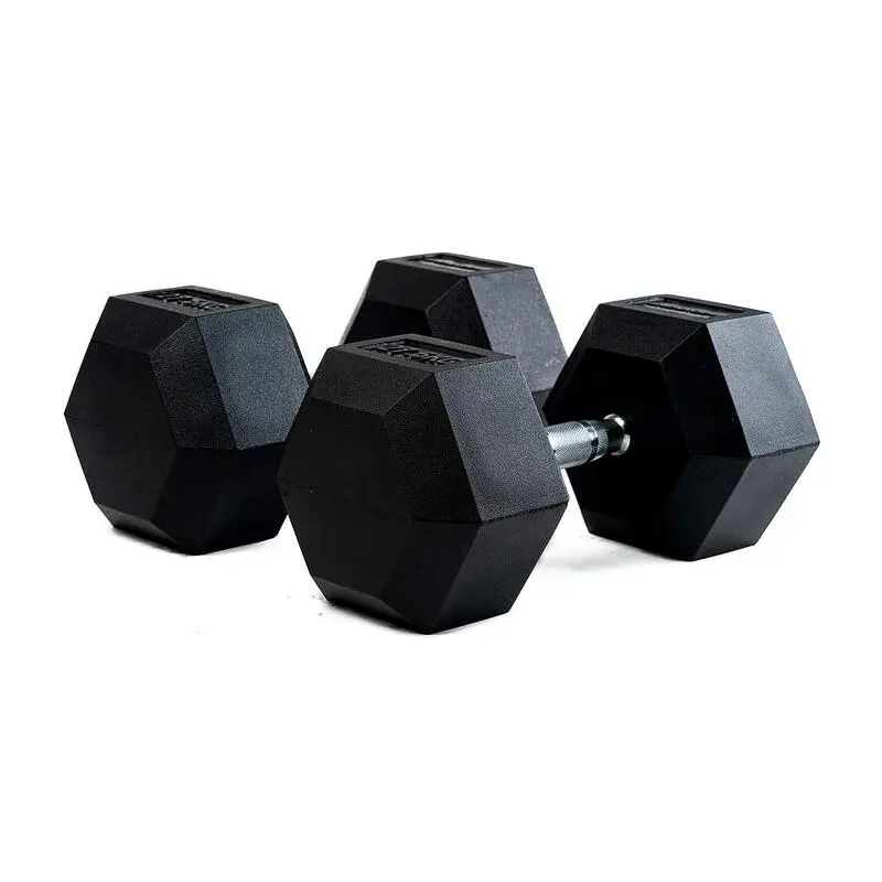 BODYTONE Mancuernas De Goma Hexagonales Profesionales 27Kg