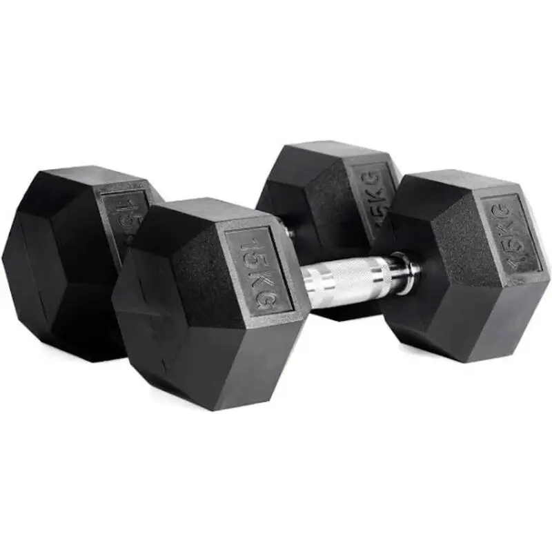 OZIO FITNESS Mancuernas Hexagonales 15kg (par) Fitness Musculación