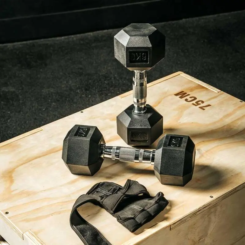 Mancuernas Hexagonales Cross Training 15kg Viok Sport (Par) - Imagen 4