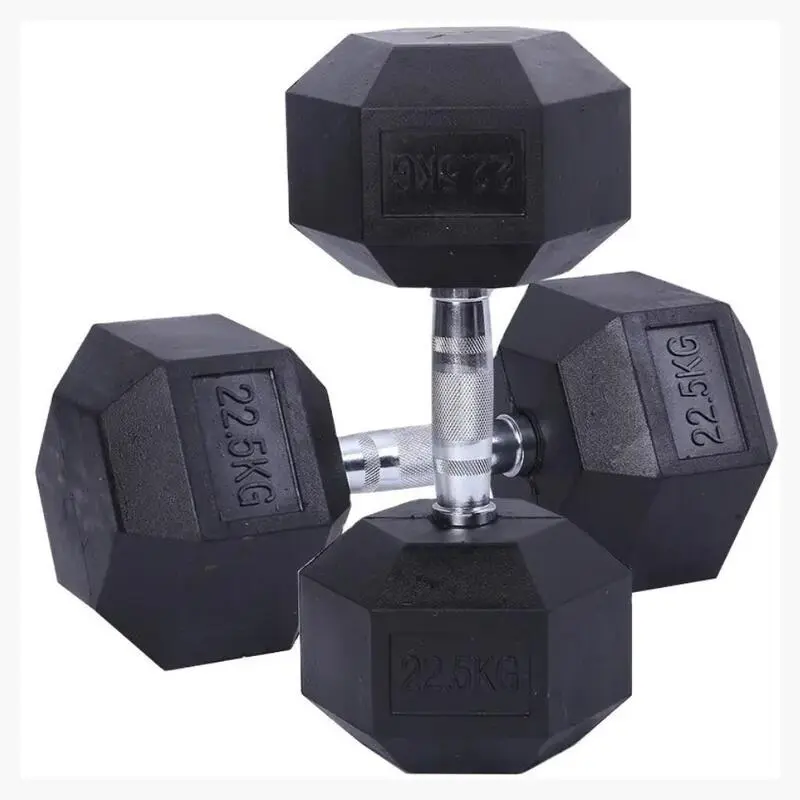 Mancuernas Hexagonales Musculaci贸n 2,5 Kg A 27,5 Kg Fitness Tech - Imagen 3