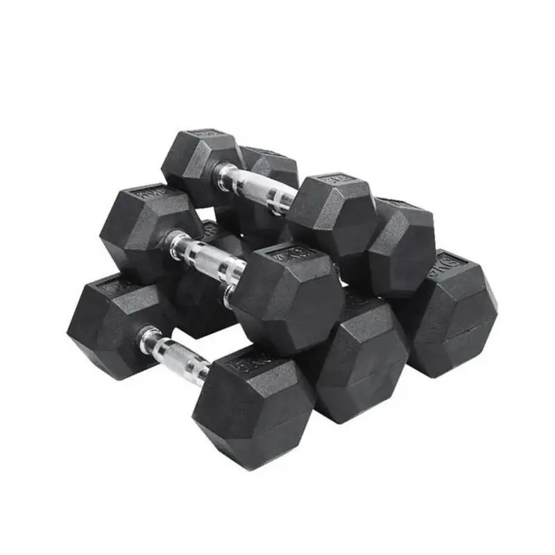 Mancuernas Hexagonales Musculaci贸n 2,5 Kg A 27,5 Kg Fitness Tech - Imagen 4