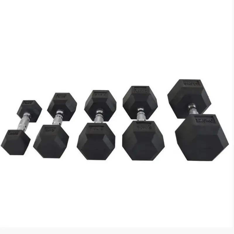 Mancuernas Hexagonales Musculaci贸n 2,5 Kg A 27,5 Kg Fitness Tech