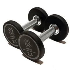 EVERGY MANCUERNAS REDONDAS POLIURETANO 2,5KG (PAR) MUSCULACIÓN