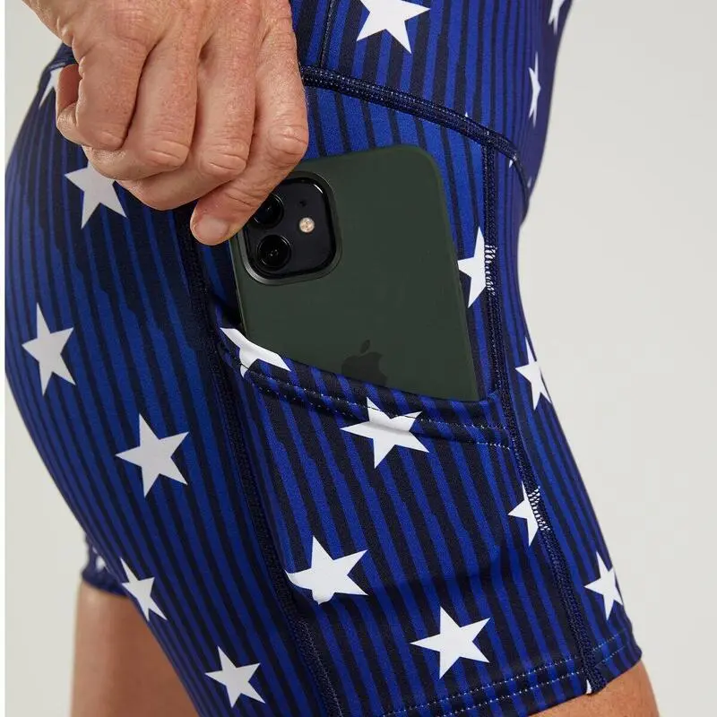 Mujer LTD Pulse Short Pantalones Cortos Para Correr - Stars & Stripes ZOOT - Imagen 3