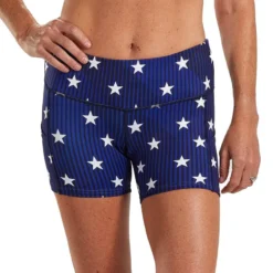 Mujer LTD Pulse Short Pantalones Cortos Para Correr - Stars & Stripes ZOOT