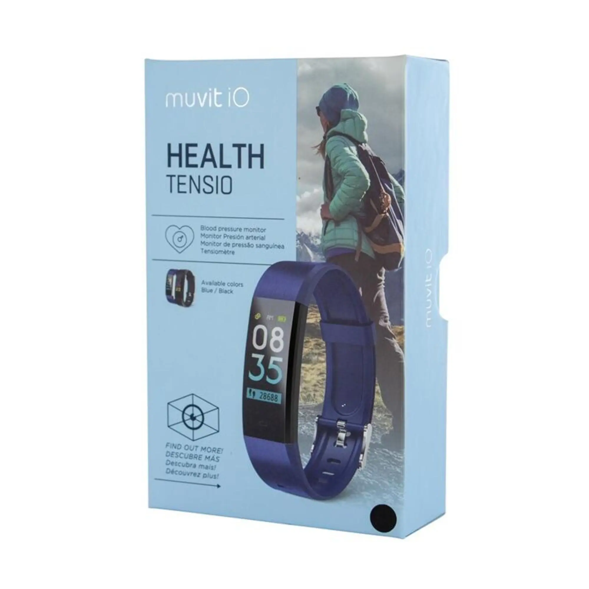 Muvit IO Pulsera De Actividad Y Sueño Health Tensio Lite Negro - Imagen 5