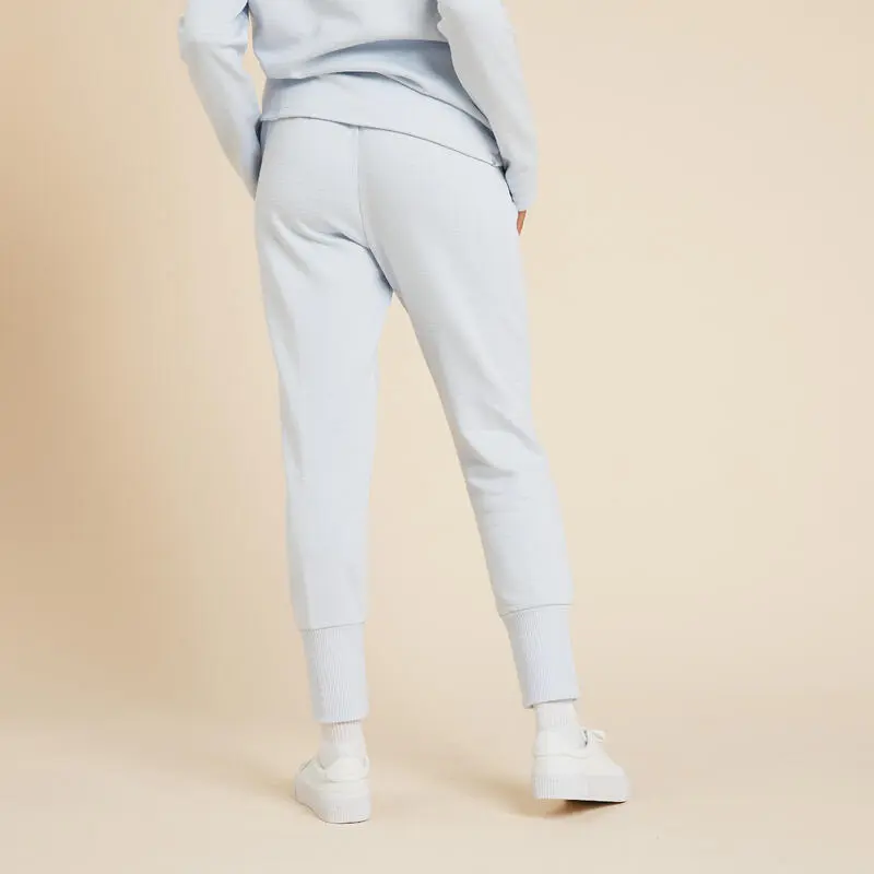 KIMJALY PANTALÓN CARROT MUJER YOGA SUAVE AZUL CLARO - Imagen 4