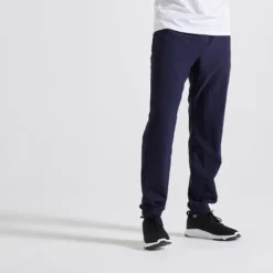 Pantalón Chándal Fitness Ecodiseñado Hombre Domyos 120 Azul Marino