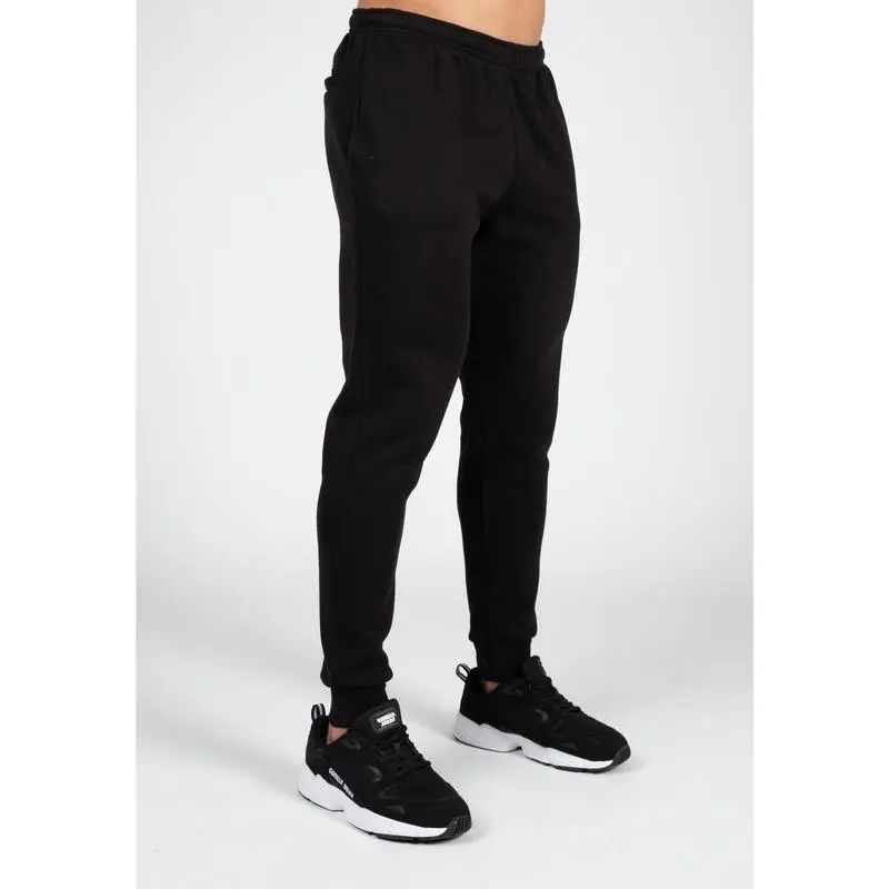 Pantalón Chándal Fitness Largo Hombre GORILLA WEAR Kennewick Negro - Imagen 2