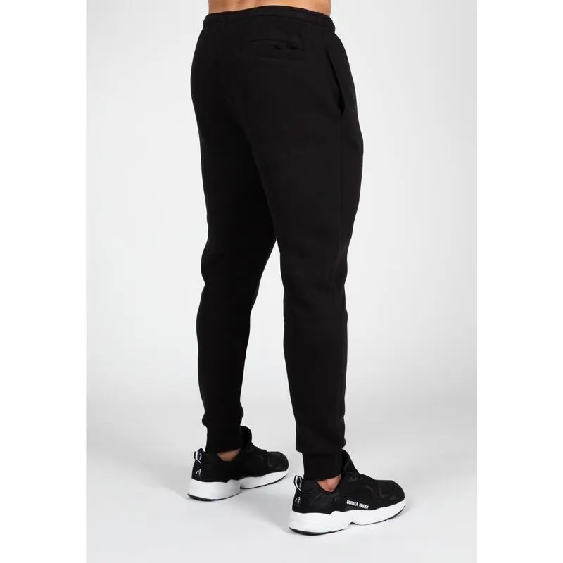 Pantalón Chándal Fitness Largo Hombre GORILLA WEAR Kennewick Negro - Imagen 3