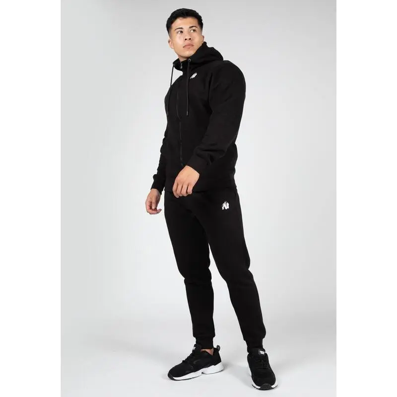 Pantalón Chándal Fitness Largo Hombre GORILLA WEAR Kennewick Negro - Imagen 4