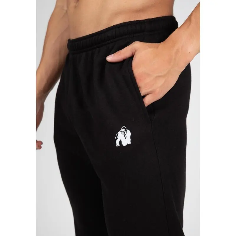 Pantalón Chándal Fitness Largo Hombre GORILLA WEAR Kennewick Negro - Imagen 5
