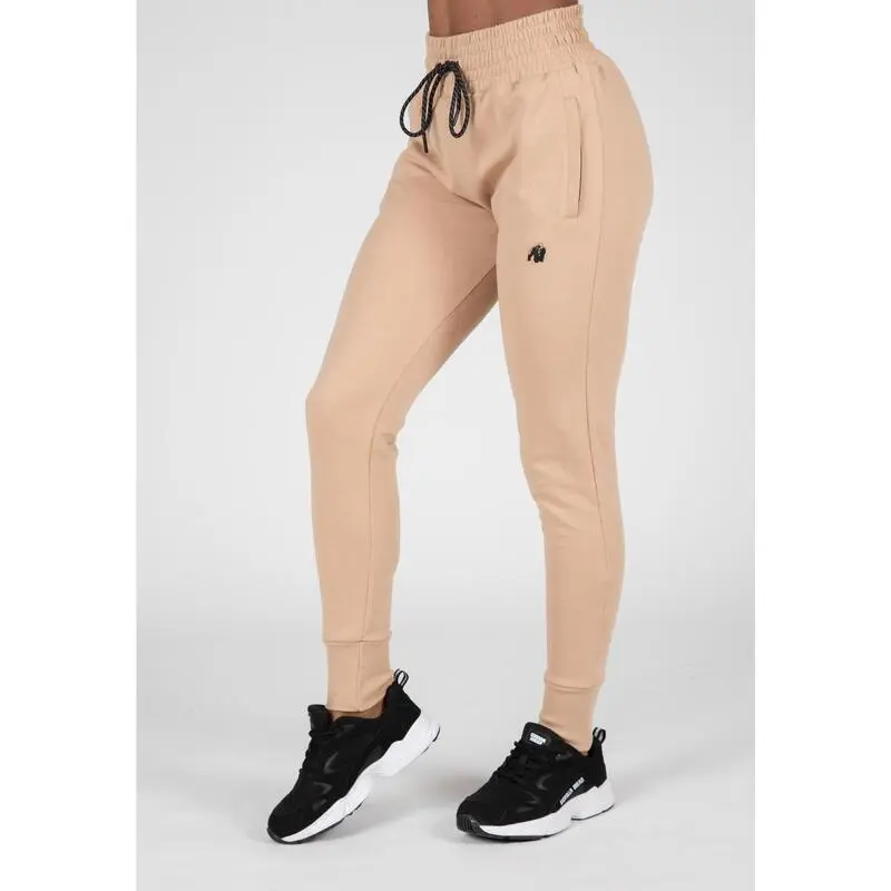 Pantalón Chándal Fitness Largo Mujer GORILLA WEAR Marion Negro - Imagen 6
