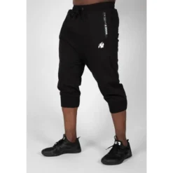 Pantalón Chándal Jogging Pirata Hombre GORILLA WEAR Knoxville 3/4 Negro