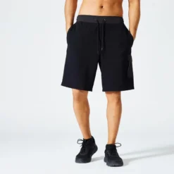 Domyos Pantalón Corto Fitness 520 Hombre Negro Cargo