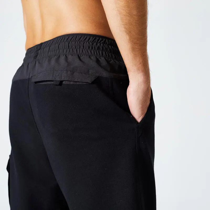 Domyos Pantal贸n Corto Fitness 520 Hombre Negro Cargo - Imagen 5