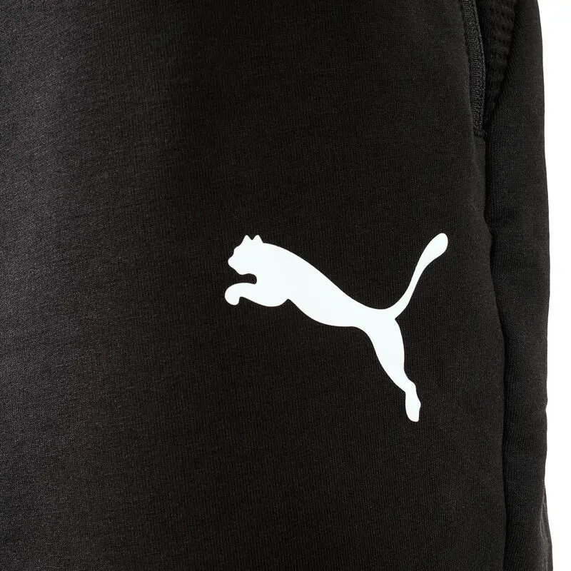 Pantal贸n Corto Fitness Puma Hombre Negro Algod贸n - Imagen 3