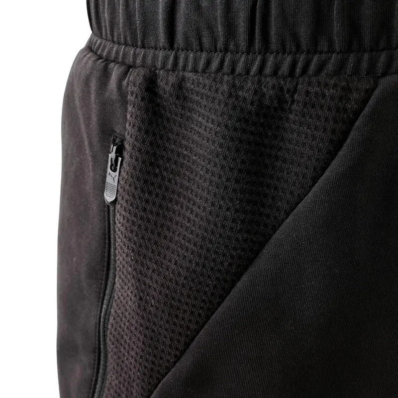 Pantal贸n Corto Fitness Puma Hombre Negro Algod贸n - Imagen 5