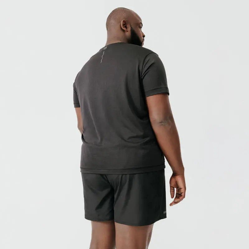 Kalenji Pantal贸n Corto Running Transpirable Hombre - Dry Negro (4XL A 5XL) - Imagen 3