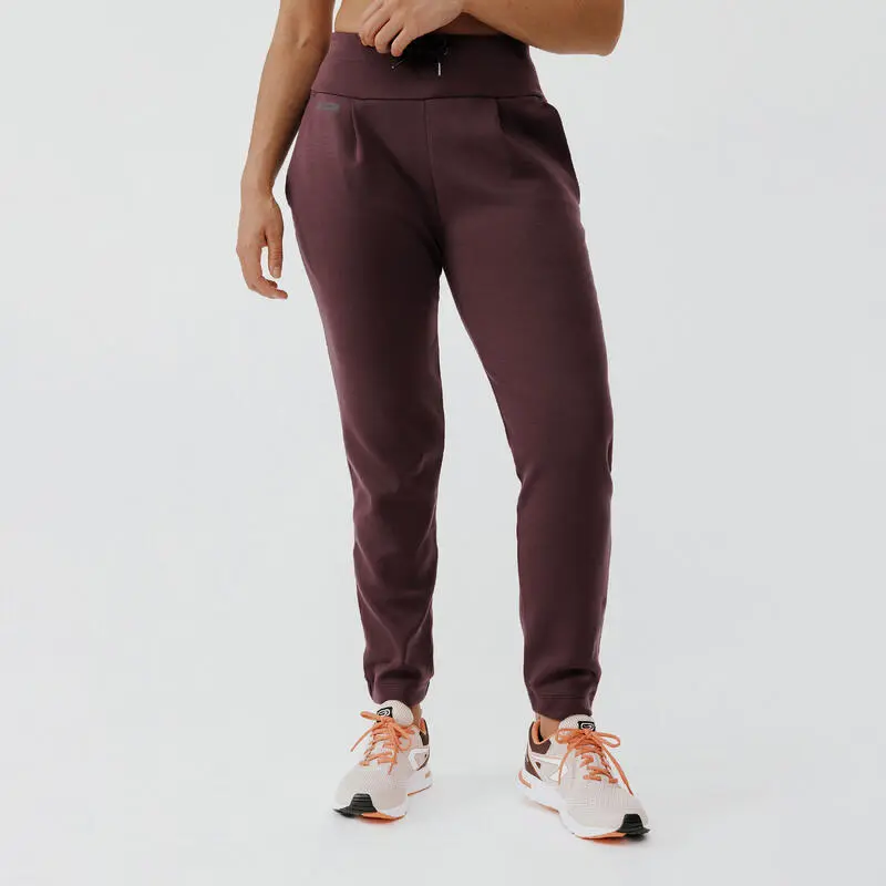 Kalenji Pantal贸n Jogger De Running C谩lido Mujer Jogging 500 Marr贸n - Imagen 6