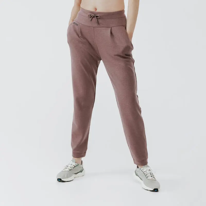 Kalenji Pantal贸n Jogger De Running C谩lido Mujer Jogging 500 Marr贸n