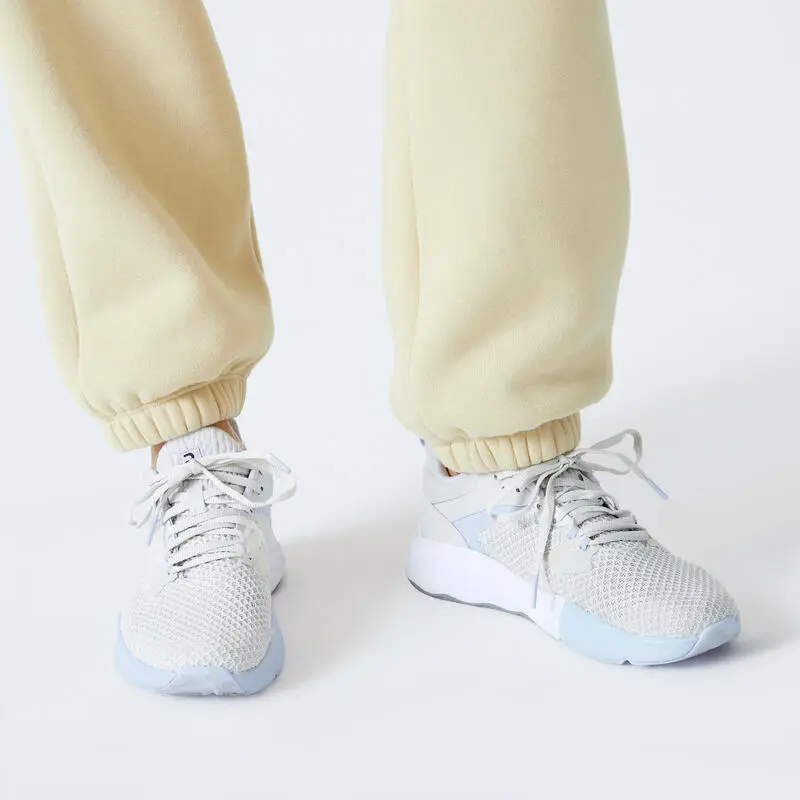 Domyos Pantal贸n Jogger Fitness 520 Mujer Beis Holgado - Imagen 5