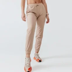 Kalenji Pantalón Running Transpirable Mujer Dry Beis