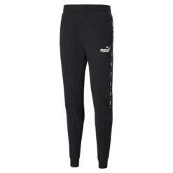 Pantalones De Deporte Hombre PUMA Essentials+ Tape Negro