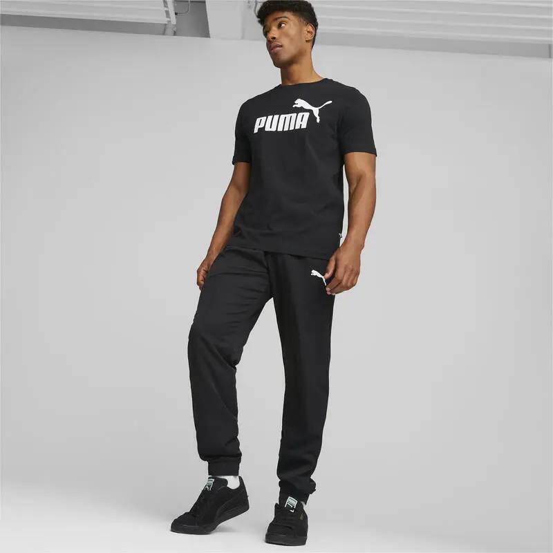 Pantalones De Tejido Plano Active Hombre PUMA Negro - Imagen 5
