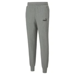 Pantalones Deportivos Essentials Logo Hombre PUMA Gris