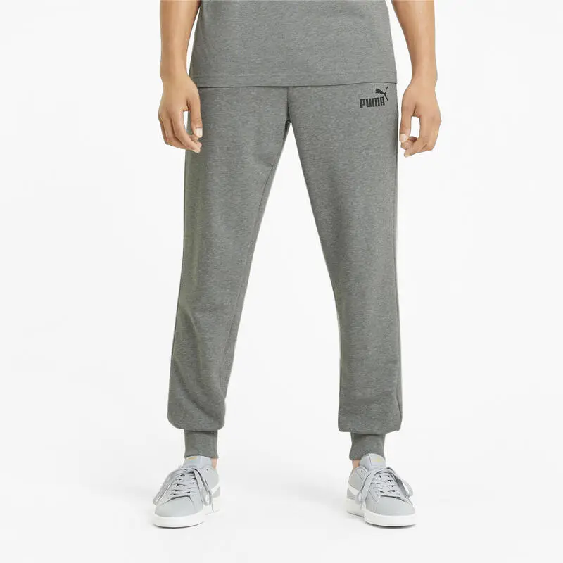 Pantalones Deportivos Essentials Logo Hombre PUMA Gris - Imagen 2