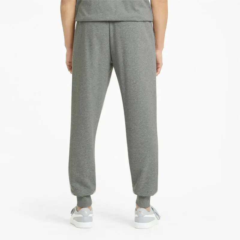 Pantalones Deportivos Essentials Logo Hombre PUMA Gris - Imagen 3