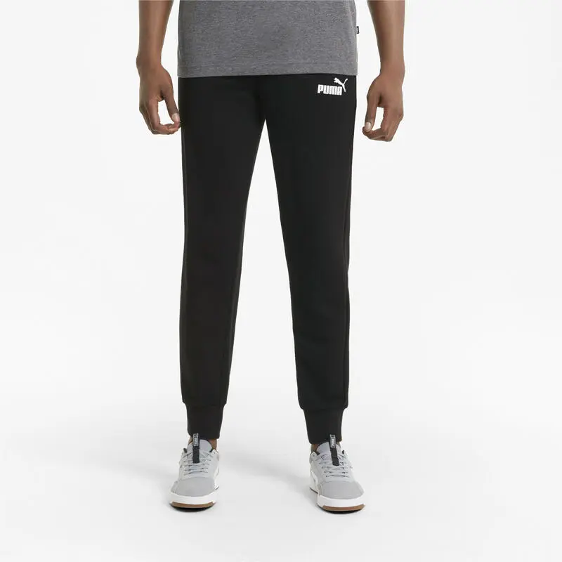 Pantalones Deportivos Essentials Logo Hombre PUMA Negro - Imagen 2